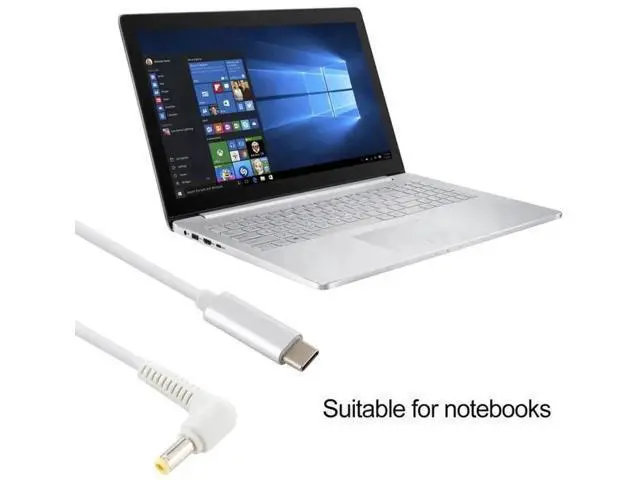 Alt view image 5 of 5 - 1.5M USB-C PD to DC 5.5×2.5mm Trigger Charging Cable for DC-Powered Laptops & Electronics