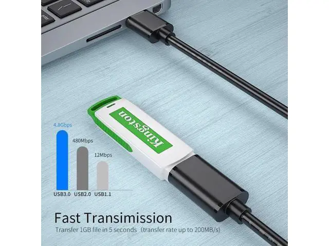 Alt view image 4 of 7 - 10FT USB 3.0 Male to Female Extension Cable, High Speed Data Transfer Cord for Smart TV, PS4, Xbox One & External SSD