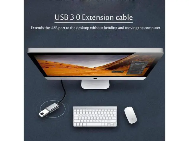 Alt view image 7 of 7 - 10FT USB 3.0 Male to Female Extension Cable, High Speed Data Transfer Cord for Smart TV, PS4, Xbox One & External SSD