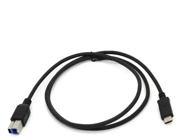 Alt view image 2 of 3 - 3.3FT USB-C to USB3.0 Type-B Cable for Hard Drive Enclosure, Webcam & Blu-ray Drive