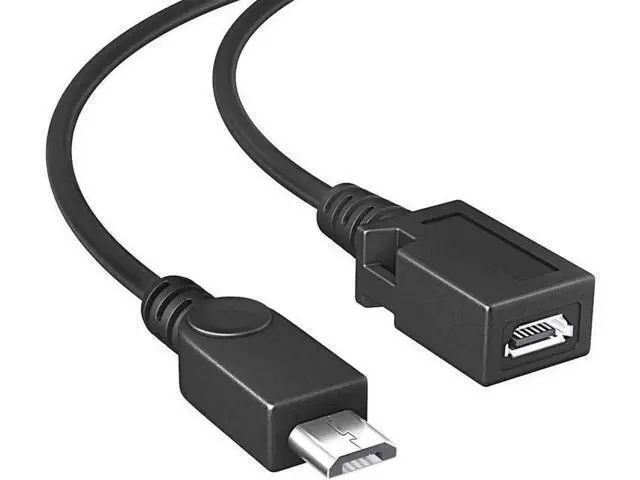 Alt view image 4 of 6 - 2 Pack 8 Inch 2-in-1 Micro USB OTG Y Splitter Cable, Micro USB to USB A Female with Micro-B Charging Port for Android, Fire Stick, 2.5" SSD