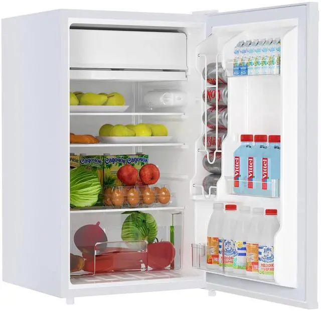 Main image of Patikuin 4.3 Cu.Ft Mini Fridge with Freezer, Single Door Refrigerator with Adjustable Thermostat, Mini Compact Fridge for Bedroom, Office, Dorm, RV
