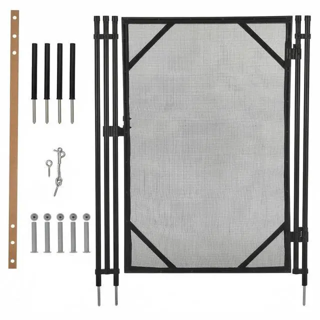Main image of Patikuin Heavy Duty Removable Pool Safety Fence & Gate for Inground/Above Ground Pools, Durable Mesh Barrier, Weather Resistant, Modular Design for Child & Pet Safety, Individual Gate