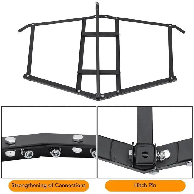 Alt view image 5 of 7 - Patikuin Heavy Duty Driveway Drag Harrow Rake Tow Behind Grader Attachment, Adjustable Bars, Compatible with ATV/UTV/Lawn Tractors, Ideal for Gravel, Soil & Arena Maintenance
