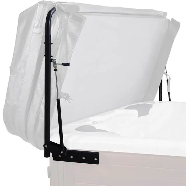 Alt view image 7 of 7 - Patikuin Adjustable Hydraulic Hot Tub & Spa Cover Lifter, Space-Saving Collapsible U-Shaped Arms, Single Person Operation, Fits Rectangular Hot Tubs, Dual Gas Struts