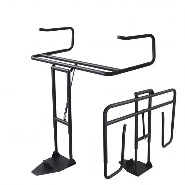 Main image of Patikuin Adjustable Hydraulic Hot Tub & Spa Cover Lifter, Space-Saving Collapsible U-Shaped Arms, Single Person Operation, Fits Rectangular Hot Tubs, Single Gas Bar