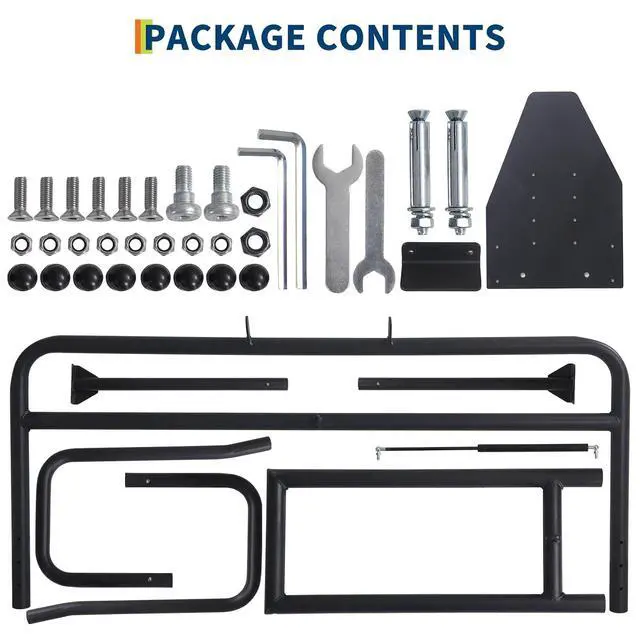 Alt view image 4 of 7 - Patikuin Adjustable Hydraulic Hot Tub & Spa Cover Lifter, Space-Saving Collapsible U-Shaped Arms, Single Person Operation, Fits Rectangular Hot Tubs, Single Gas Bar