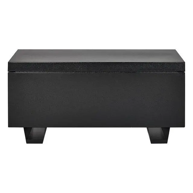Alt view image 6 of 7 - Patikuin Heavy Duty Steel Jobsite Truck Bed Tool Box 36" Waterproof Lockable Storage Chest with Side Handles & Removable Legs, for Trucks, Trailers, Garage, Workshop Black Plastic Spray