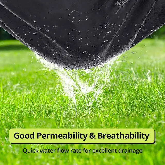 Alt view image 5 of 6 - Patikuin 6x300ft 5.8oz Commercial Grade Fabric - Barrier Fabric and Fabric for Fabric Underlayment for, Premium Fabric for Garden, Beds