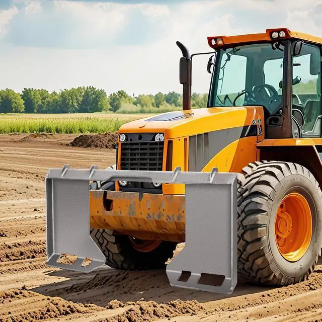 Alt view image 7 of 7 - Heavy-Duty General Skid Steer Mount Plate Quick Tach Loader Attachment Adapter for Kubota, Compact Tractors & Loaders Robust 10mm Hollow (3/8") Grade 50 Steel Build Agricultural & Engineering Ma
