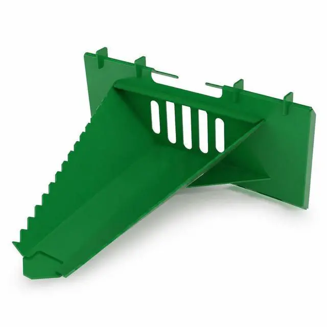 Main image of Patikuin Heavy-Duty Stump Bucket Attachment for Skid Steer, Serrated Edge Tree Scoop, Global Quick Tach, Efficient Small Stump & Root Removal, Green