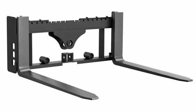 Main image of Patikuin 45" Pallet Fork Frame for Mini Skid Steer, 2500 lbs Capacity with 42" Forks, Compatible with Kubota & Compact Loaders