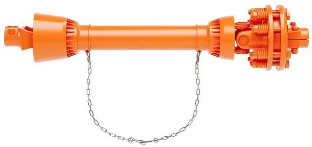Main image of Heavy Duty Series 4 PTO Shaft, 1-3/8" 6-Tooth Both Ends, Adjustable Telescopic Drive Shaft with Slip Coupling, Fits Brush Hog, Finish Mower & Rotary Cutter Orange, 43-57 inches