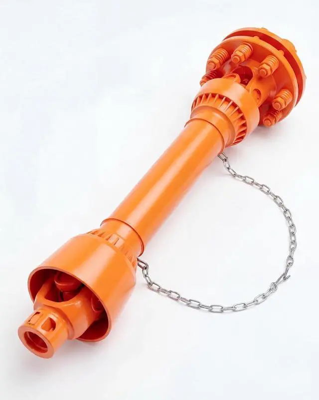 Alt view image 7 of 7 - Heavy Duty Series 4 PTO Shaft, 1-3/8" 6-Tooth Both Ends, Adjustable Telescopic Drive Shaft with Slip Coupling, Fits Brush Hog, Finish Mower & Rotary Cutter Orange, 31.5-41 inches