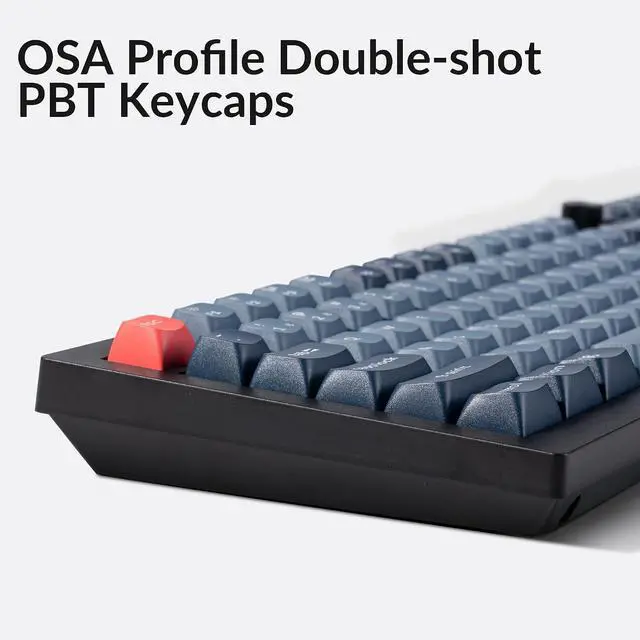 Alt view image 6 of 7 - Keychron V3 Max TKL Wireless Mechanical Keyboard, QMK/VIA RGB Bluetooth/2.4 GHz/Wired, 87 Keys Hot-Swappable with Gateron Brown Switch, Compatible with Mac Windows Linux