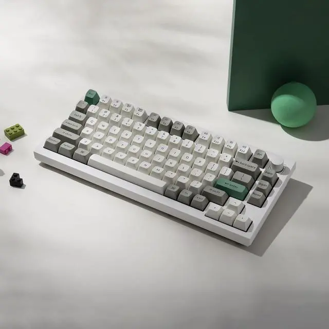 Alt view image 7 of 7 - Keychron Q1 Max RGB QMK/VIA Custom Mechanical Keyboard, Full Metal Programmable Knob 2.4 GHz/Bluetooth/Wired Keyboard with Hot-Swappable Gateron Jupiter Red Switch for Mac Windows Linux - White