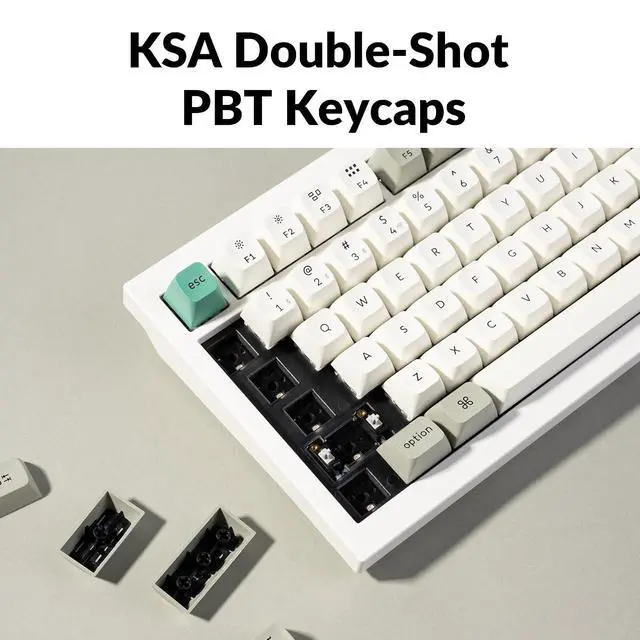 Alt view image 6 of 7 - Keychron Q1 Max RGB QMK/VIA Custom Mechanical Keyboard, Full Metal Programmable Knob 2.4 GHz/Bluetooth/Wired Keyboard with Hot-Swappable Gateron Jupiter Brown Switch for Mac Windows Linux - White
