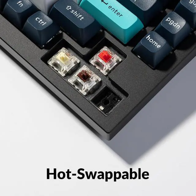 Alt view image 3 of 7 - Keychron Q1 Max RGB QMK/VIA Custom Mechanical Keyboard, Hot-Swappable Full Metal Programmable Knob with Gateron Jupiter Brown Switch, 2.4 GHz/Bluetooth/Wired Gaming Keyboard for Mac Windows Linux