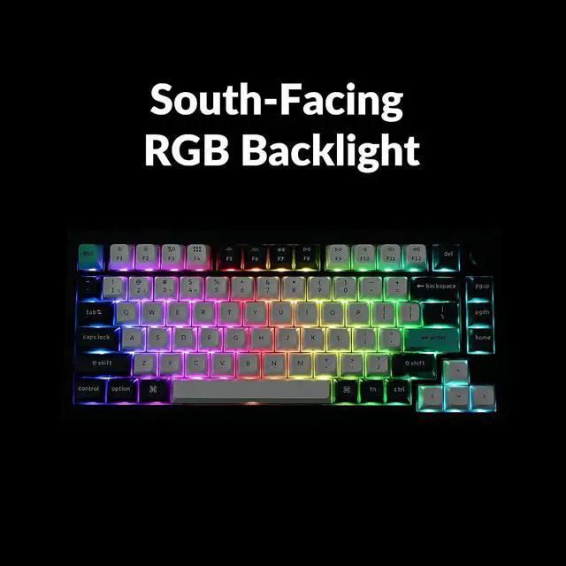 Alt view image 6 of 7 - Keychron Q1 Max RGB QMK/VIA Custom Mechanical Keyboard, Hot-Swappable Full Metal Programmable Knob with Gateron Jupiter Red Switch, 2.4 GHz/Bluetooth/Wired Gaming Keyboard for Mac Windows Linux