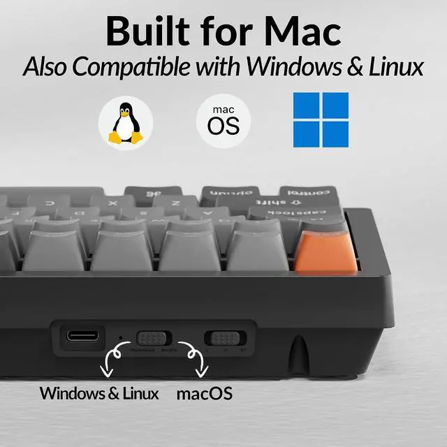 Alt view image 5 of 7 - Keychron K4 Max Wireless Mechanical Keyboard, 96% Layout QMK 2.4 GHz/Bluetooth 5.1/Wired, White Backlit with Hot-swappable Keychron Super Red Switch for Mac Windows Linux