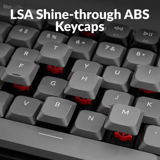 Alt view image 5 of 7 - Keychron K3 75% QMK Wireless Mechanical Keyboard, Bluetooth 5.2/Wired Connection Custom Programmable RGB, Hot-Swappable with Low Profile Red Switch for Mac Windows Linux - Version 3