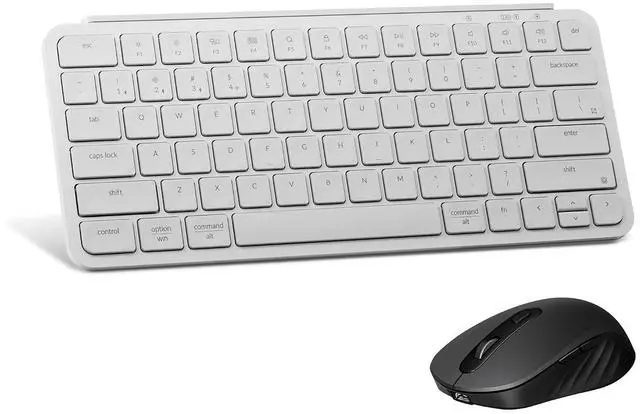 Main image of Keychron B1 Pro Ultra-Slim Wireless Keyboard and BM25 Quiet-Click Ergonomic Mouse Bundle, Bluetooth 2.4GHz Wired, Rechargeable, Programmable, for Mac Windows Linux