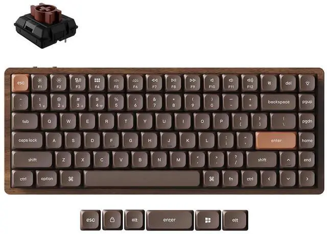 Main image of Keychron K3 Max Wireless Hot-swappable RGB Backlight Brown Switch - Black (Special Edition)