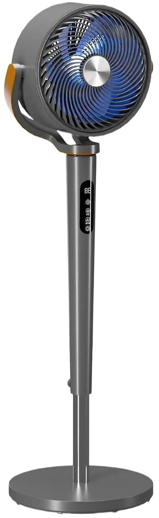 Main image of Pedestal Fan for Bedroom,120°+120°Omnidirectional Oscillating Standing Fan