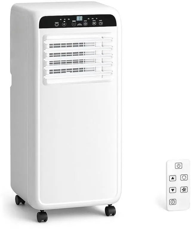 Main image of Portable Air Conditioner, 8000BTU AC Unit for Bedroom, 3-in-1 Modes with Dehumidifier, Cool, Fan,Remote Control & Installation Kit, 24H Timer, Quiet Standing AC Unit for Rooms up to 400 sq.ft