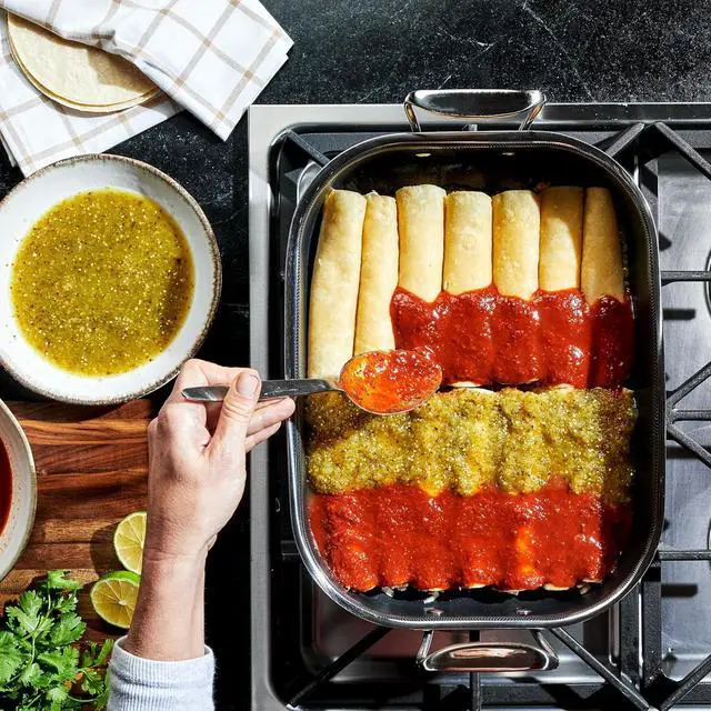 Alt view image 7 of 7 - HexClad Hybrid 14 x 10 Inch Rectangular Nonstick Roasting Pan with Rack, Dishwasher-Friendly, Oven-Safe Up to 900°F, Compatible with All Cooktops