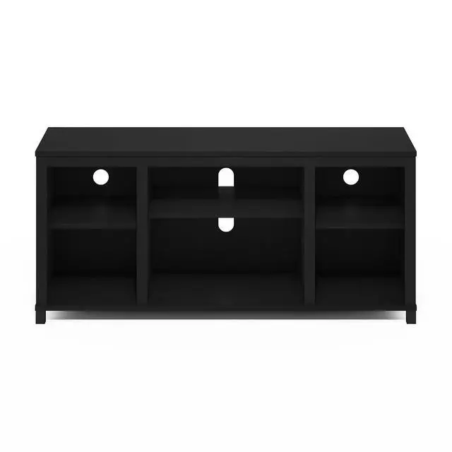 Alt view image 5 of 6 - Classic TV Stand, Entertainment Center, TV Console for TV up to 55 Inch with Shelves, for Living Room, Bedroom, Americano