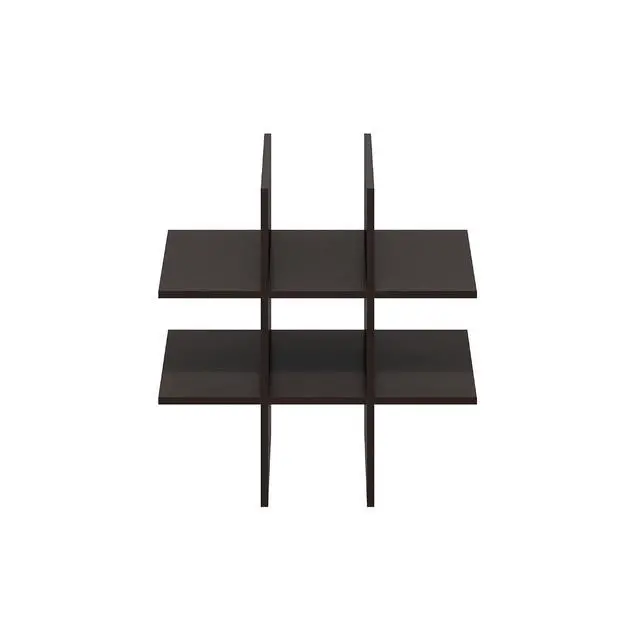 Alt view image 6 of 7 - Cubicle Cube Insert, 9-Compartment Cube Organizer, Shelf Dividers, Fits into Furinno Extra Thick Cubes, for Organizers and Storage, Black Oak (Does not fit IKEA Kallax Shelving)