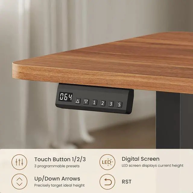 Alt view image 7 of 7 - 47.2" Farmhouse Electric Standing Coffee Table with Storage, Lift Top Coffee Table with Drawers & Open Shelves, Height Adjustable Table with Power Outlet, for Living Room, Brown