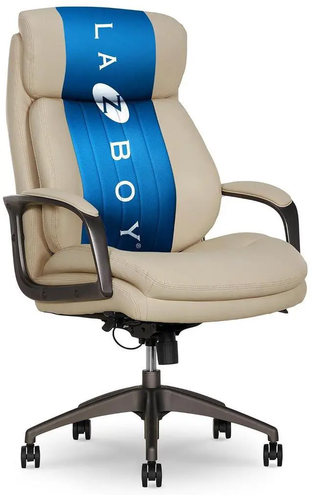 Main image of Nova Executive Office Chair - Ergonomic High Back Desk Chair with AIR Lumbar Support - Comfortable Computer Chair for Home Office - Vegan Leather - Cream