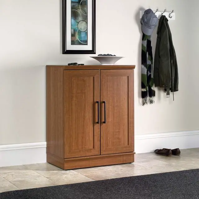 Alt view image 4 of 7 - HomePlus Base Cabinet/ Pantry Cabinet, Sienna Oak finish
