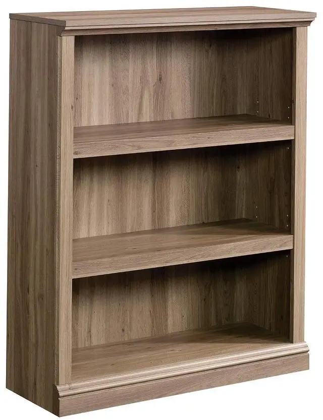 Main image of Miscellaneous Storage 3-Shelf Bookcase/ Book shelf, Salt Oak finish