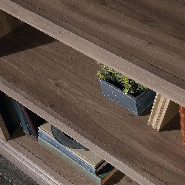 Alt view image 5 of 7 - Miscellaneous Storage 3-Shelf Bookcase/ Book shelf, Salt Oak finish