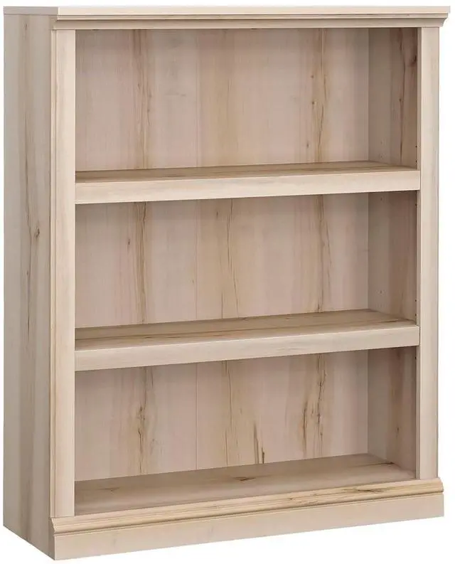 Main image of Miscellaneous Storage 3-Shelf Display Bookcase, Pacific Maple Finish