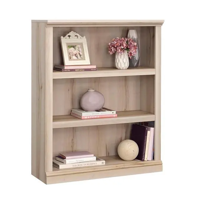 Alt view image 6 of 7 - Miscellaneous Storage 3-Shelf Display Bookcase, Pacific Maple Finish