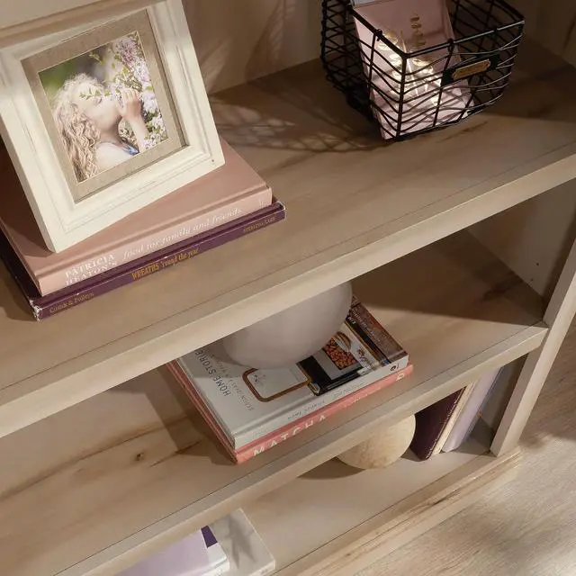 Alt view image 7 of 7 - Miscellaneous Storage 3-Shelf Display Bookcase, Pacific Maple Finish