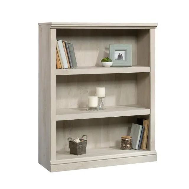 Alt view image 4 of 7 - Miscellaneous Storage 3-Shelf Bookcase/ book shelf, Chalked Chestnut finish