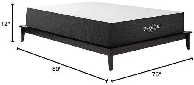 Alt view image 2 of 7 - Aveline 12 Gel Infused Memory Mattress with CertiPUR-US Certified Foam King Mattress