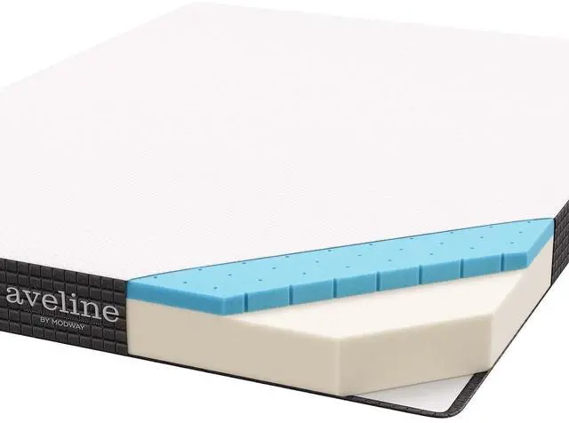 Alt view image 6 of 7 - Aveline 6 Gel Infused Memory Mattress with CertiPUR-US Certified Foam Narrow Twin Mattress