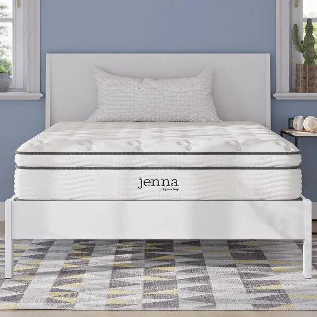 Main image of Jenna 10 Innerspring and Memory Foam Full Mattress With Individually Encased Coils