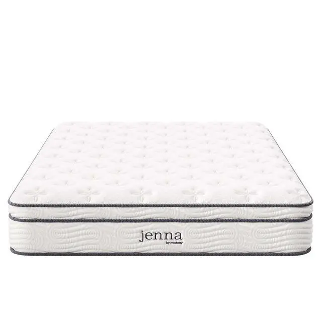 Alt view image 2 of 7 - Jenna 10 Innerspring and Memory Foam Full Mattress With Individually Encased Coils