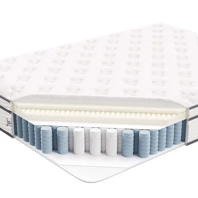 Alt view image 5 of 7 - Jenna 10 Innerspring and Memory Foam Full Mattress With Individually Encased Coils