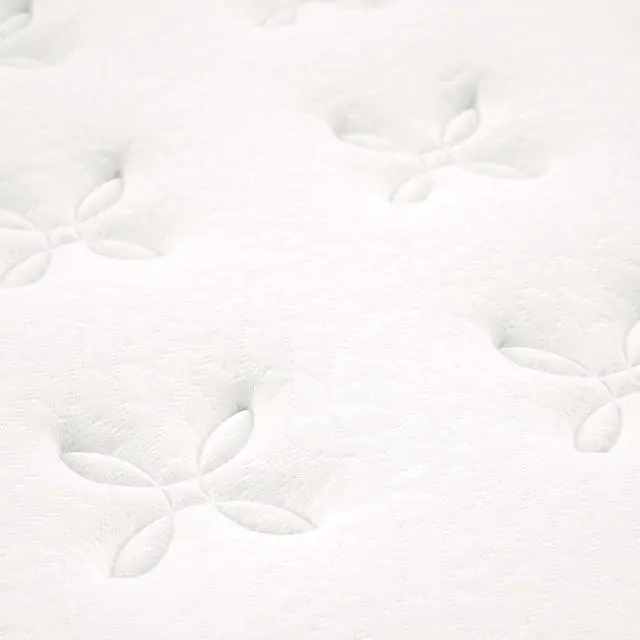 Alt view image 4 of 7 - Jenna 14 Innerspring and Memory Foam Queen Mattress With Individually Encased Coils, White