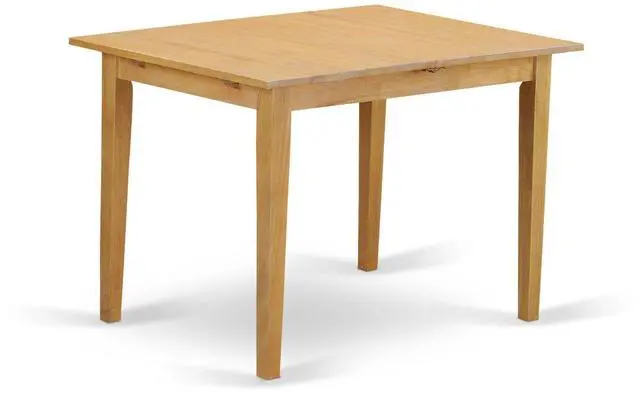 Alt view image 4 of 4 - NFT-OAK-T Norfolk Kitchen Dining Table - a Rectangle Solid Wood Table Top with Butterfly Leaf, 32x54 Inch, OAK