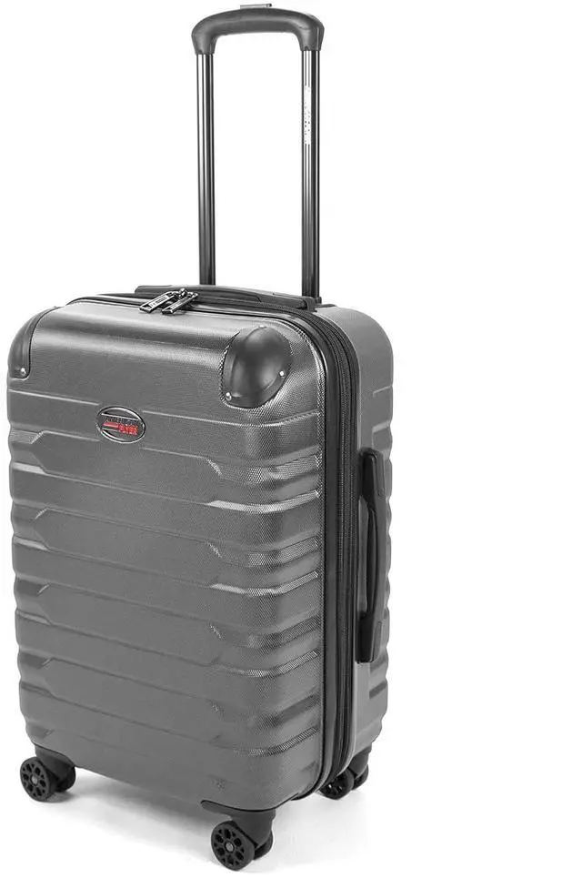 Alt view image 3 of 6 - Mina 3-Piece Hardside Luggage Set (Grey)