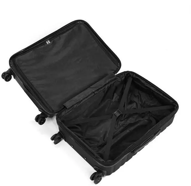 Alt view image 6 of 6 - Mina 3-Piece Hardside Luggage Set (Black)